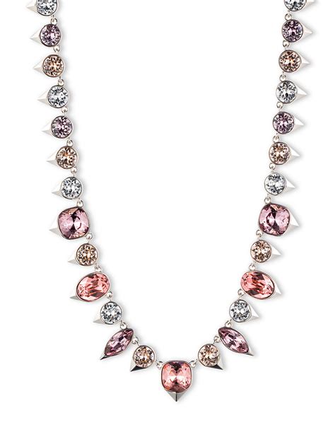 givenchy crystal collar necklace free shipping|givenchy swarovski necklace.